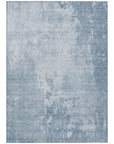 LOOMLAN Rugs Enoa Blue Washable Indoor-Outdoor Rug
