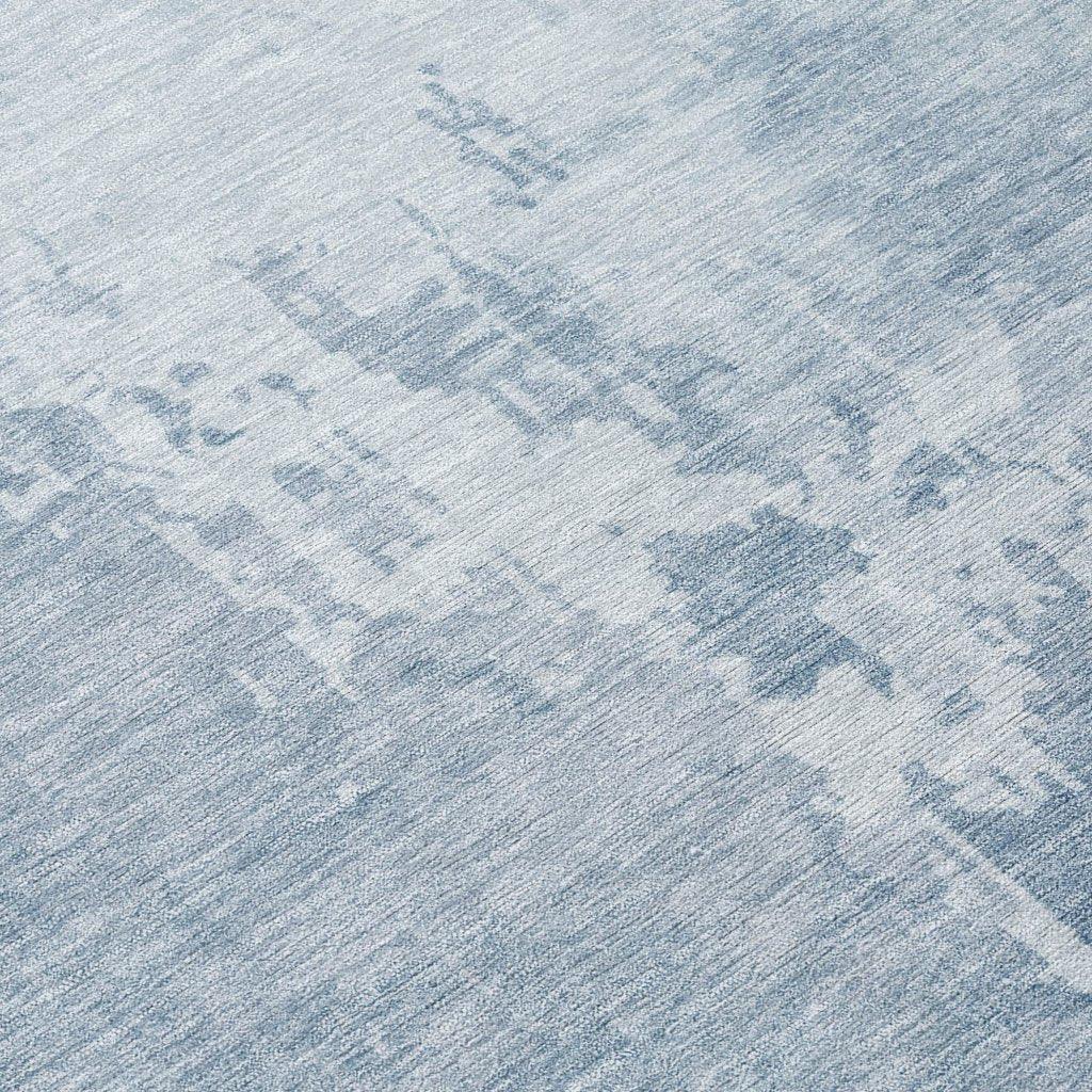 LOOMLAN Rugs Enoa Blue Washable Indoor-Outdoor Rug