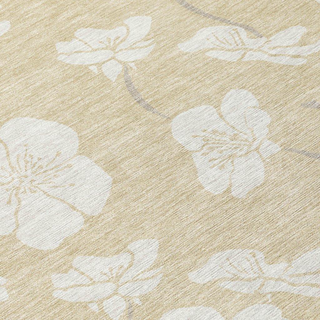 LOOMLAN Rugs Ensa Beige Washable Indoor-Outdoor Rug