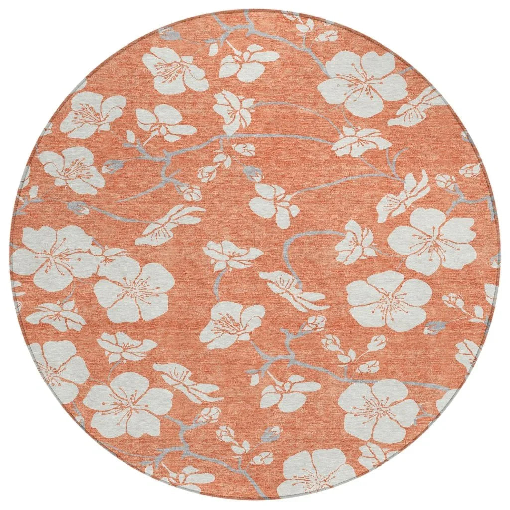 LOOMLAN Rugs Ensa Coral Washable Indoor-Outdoor Rug