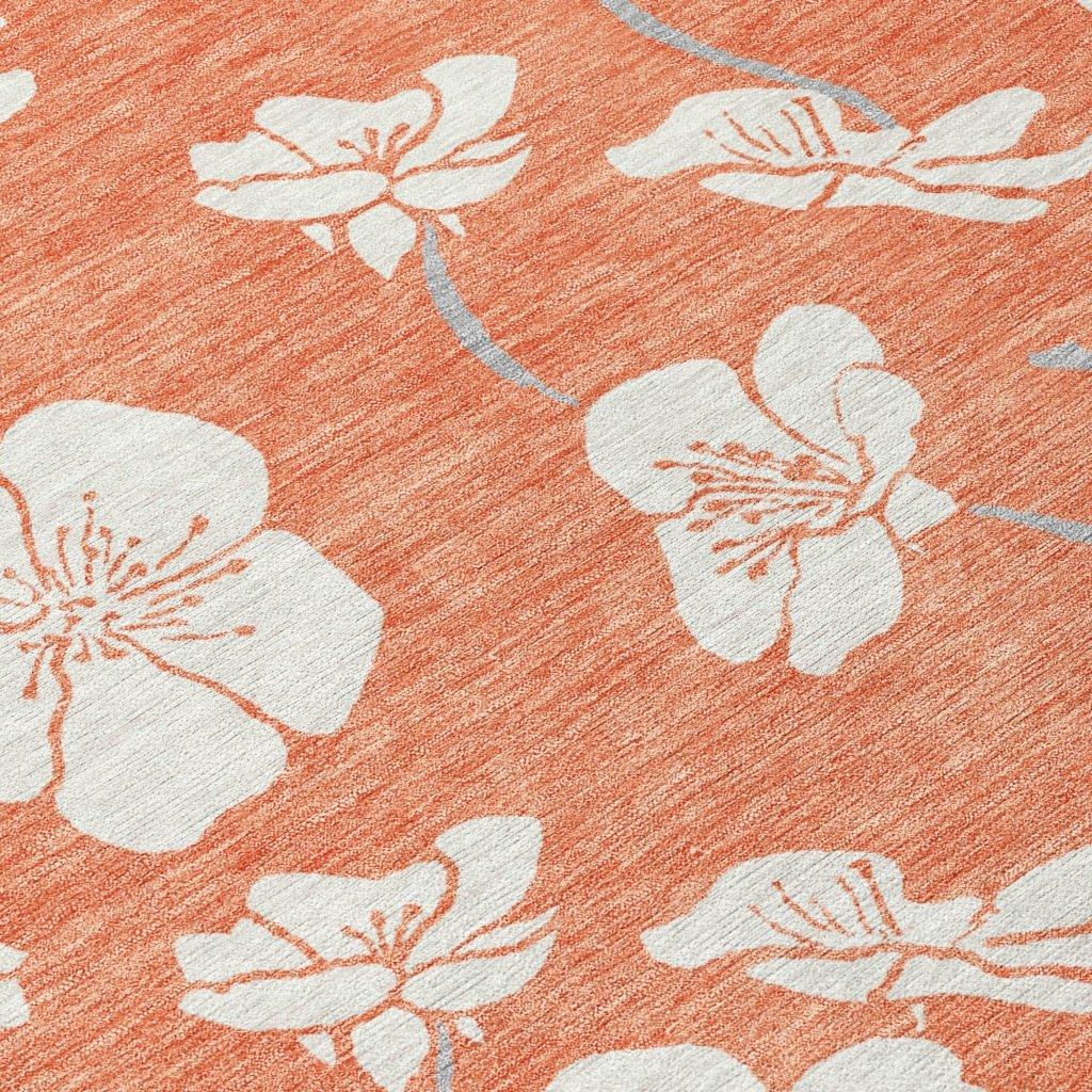 LOOMLAN Rugs Ensa Coral Washable Indoor-Outdoor Rug