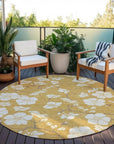 LOOMLAN Rugs Ensa Gold Washable Indoor-Outdoor Rug