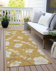 LOOMLAN Rugs Ensa Gold Washable Indoor-Outdoor Rug