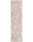 LOOMLAN Rugs Ensa Pink Washable Indoor-Outdoor Rug