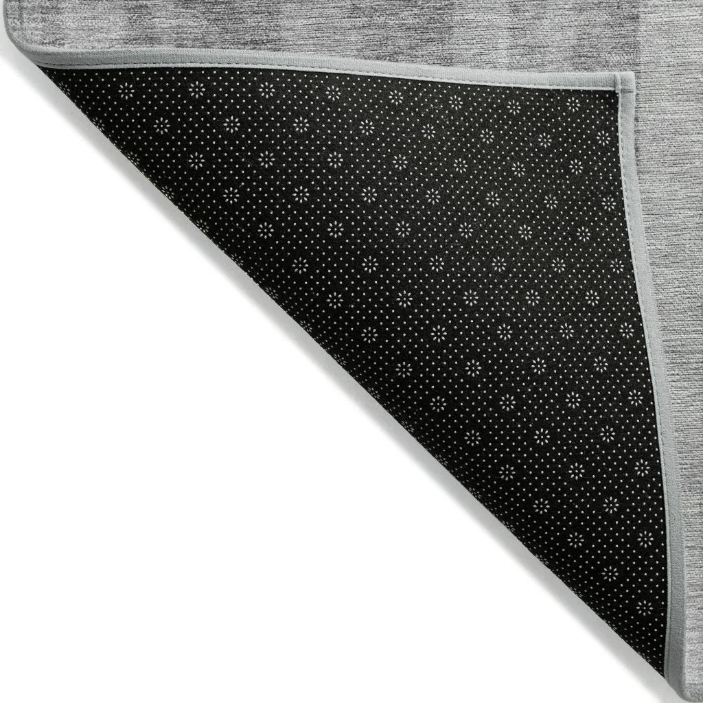 LOOMLAN Rugs Esmara Gray Washable Indoor-Outdoor Rug