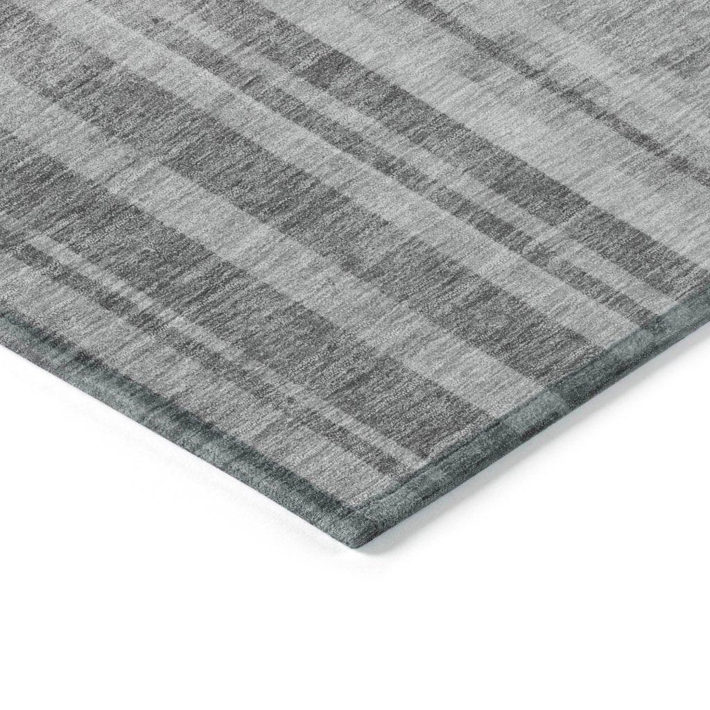 LOOMLAN Rugs Esmara Gray Washable Indoor-Outdoor Rug