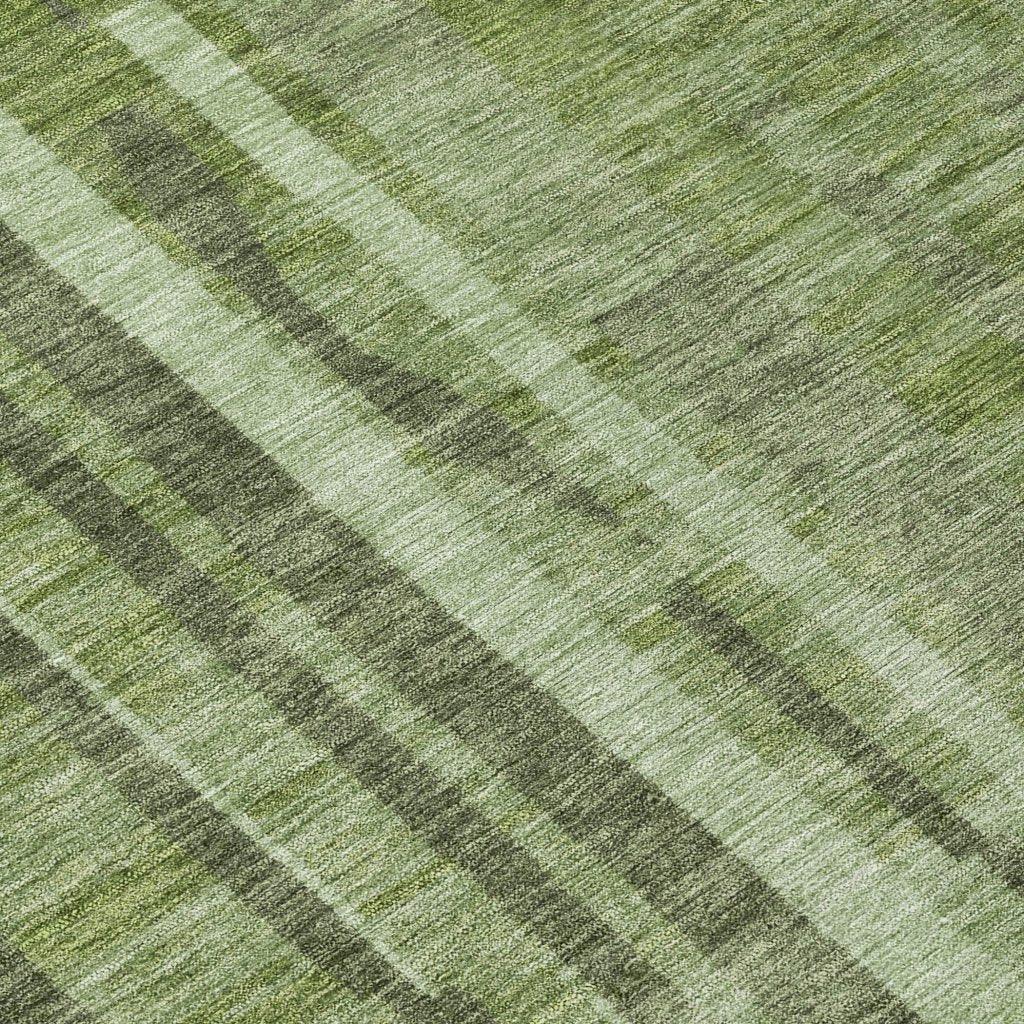 LOOMLAN Rugs Esmara Green Washable Indoor-Outdoor Rug