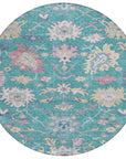 Eugene Teal Washable Indoor - Outdoor Rug - LOOMLAN - LOOMLAN Rugs - Outdoor Rugs