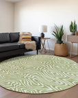 LOOMLAN Rugs Evalora Aloe Washable Indoor-Outdoor Rug