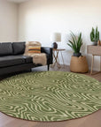 LOOMLAN Rugs Evalora Green Washable Indoor-Outdoor Rug