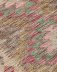 LOOMLAN Rugs Evynne Brown Washable Indoor-Outdoor Rug