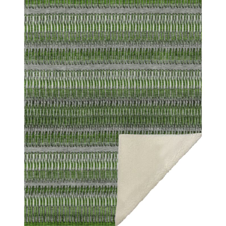Hushed Green Washable Indoor-Outdoor Rug