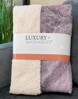 Watercolors Pink Washable Indoor-Outdoor Rug