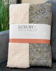 Vintage Brown Washable Indoor-Outdoor Rug