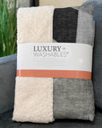 Gentle Waves Chocolate Washable Indoor-Outdoor Rug