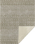 Boho Brown Washable Indoor-Outdoor Rug