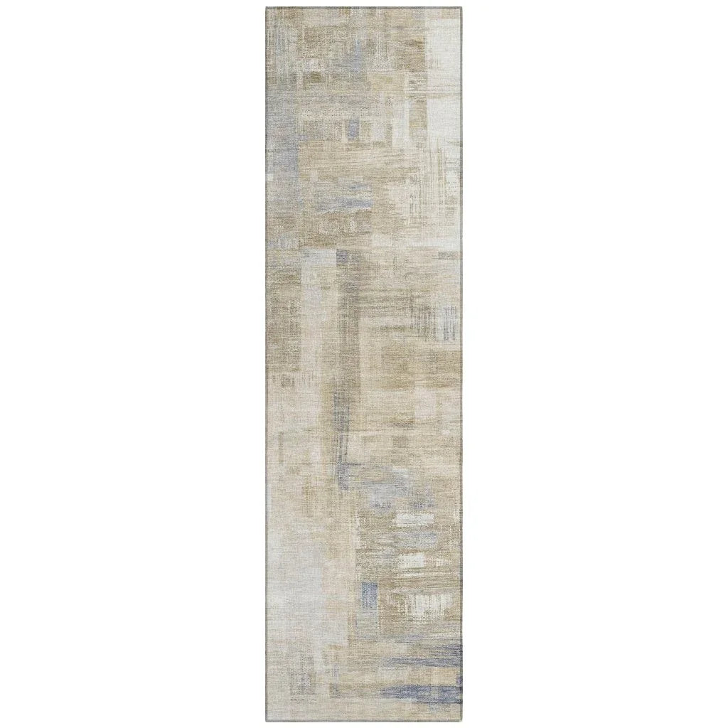 LOOMLAN Rugs Fayra Ivory Washable Indoor-Outdoor Rug