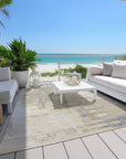 LOOMLAN Rugs Fayra Ivory Washable Indoor-Outdoor Rug