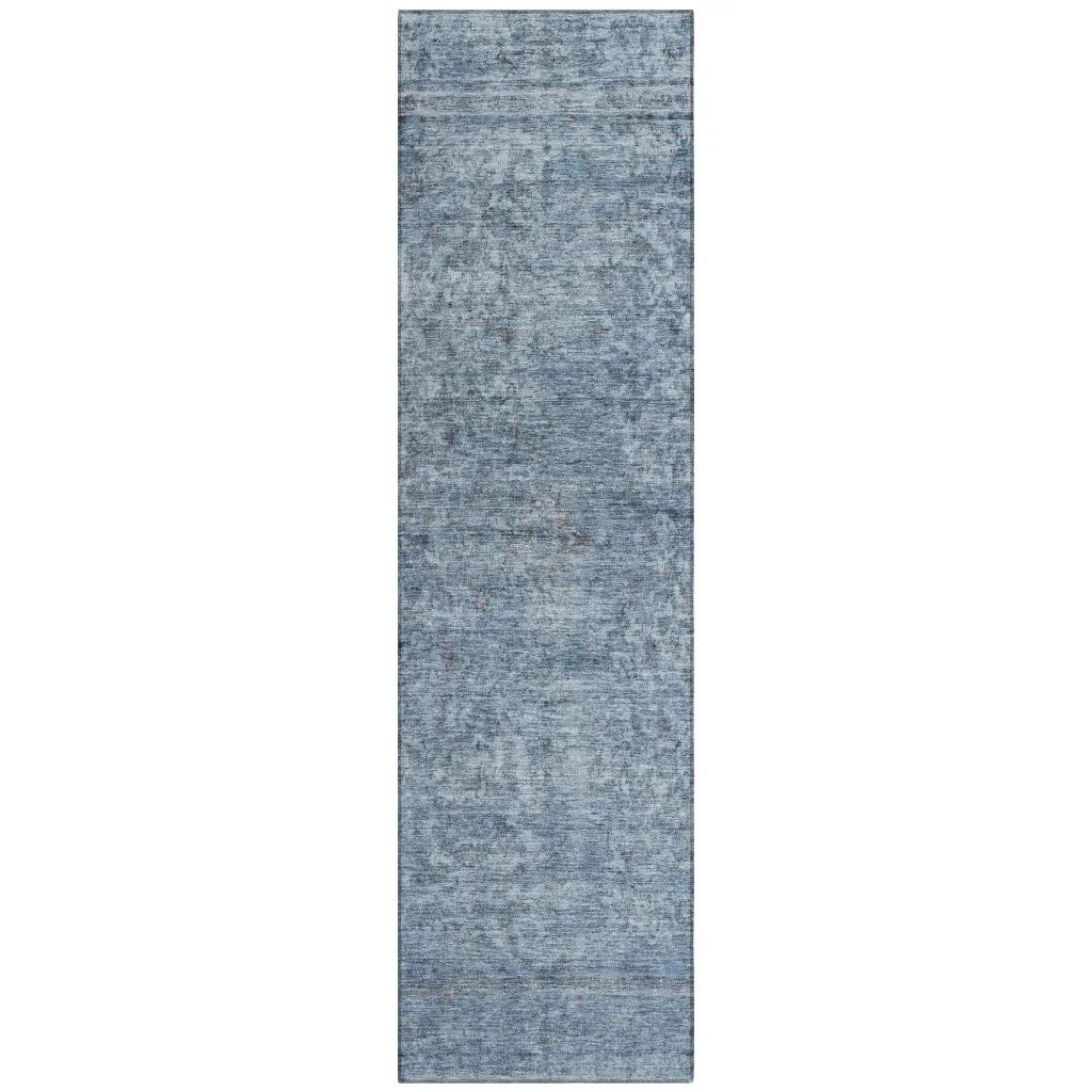 LOOMLAN Rugs Felissae Blue Washable Indoor-Outdoor Rug