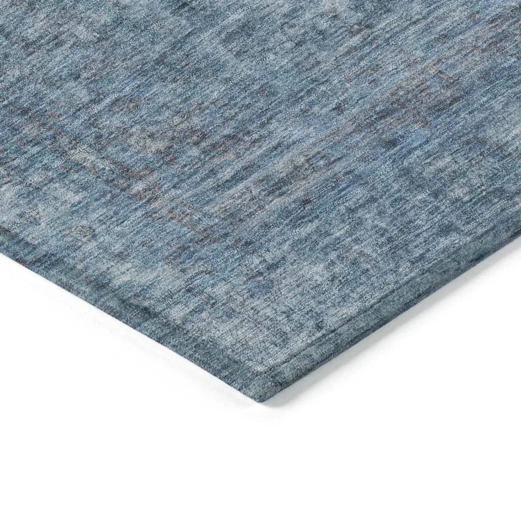 LOOMLAN Rugs Felissae Blue Washable Indoor-Outdoor Rug