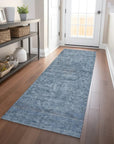 LOOMLAN Rugs Felissae Blue Washable Indoor-Outdoor Rug