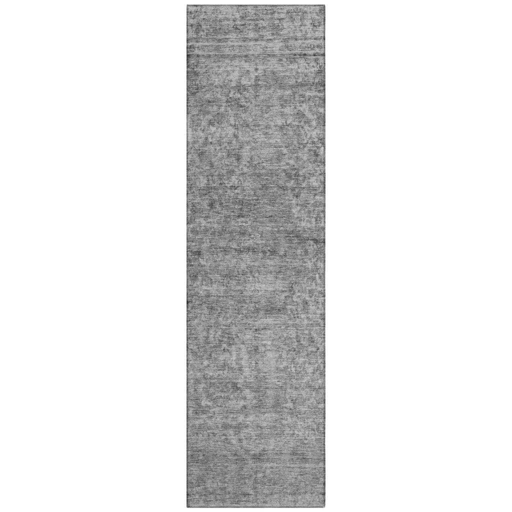 LOOMLAN Rugs Felissae Gray Washable Indoor-Outdoor Rug