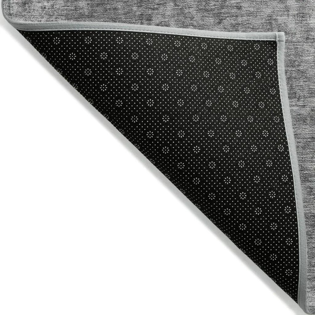 LOOMLAN Rugs Felissae Gray Washable Indoor-Outdoor Rug