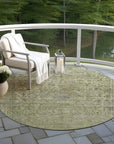 LOOMLAN Rugs Felissae Green Washable Indoor-Outdoor Rug