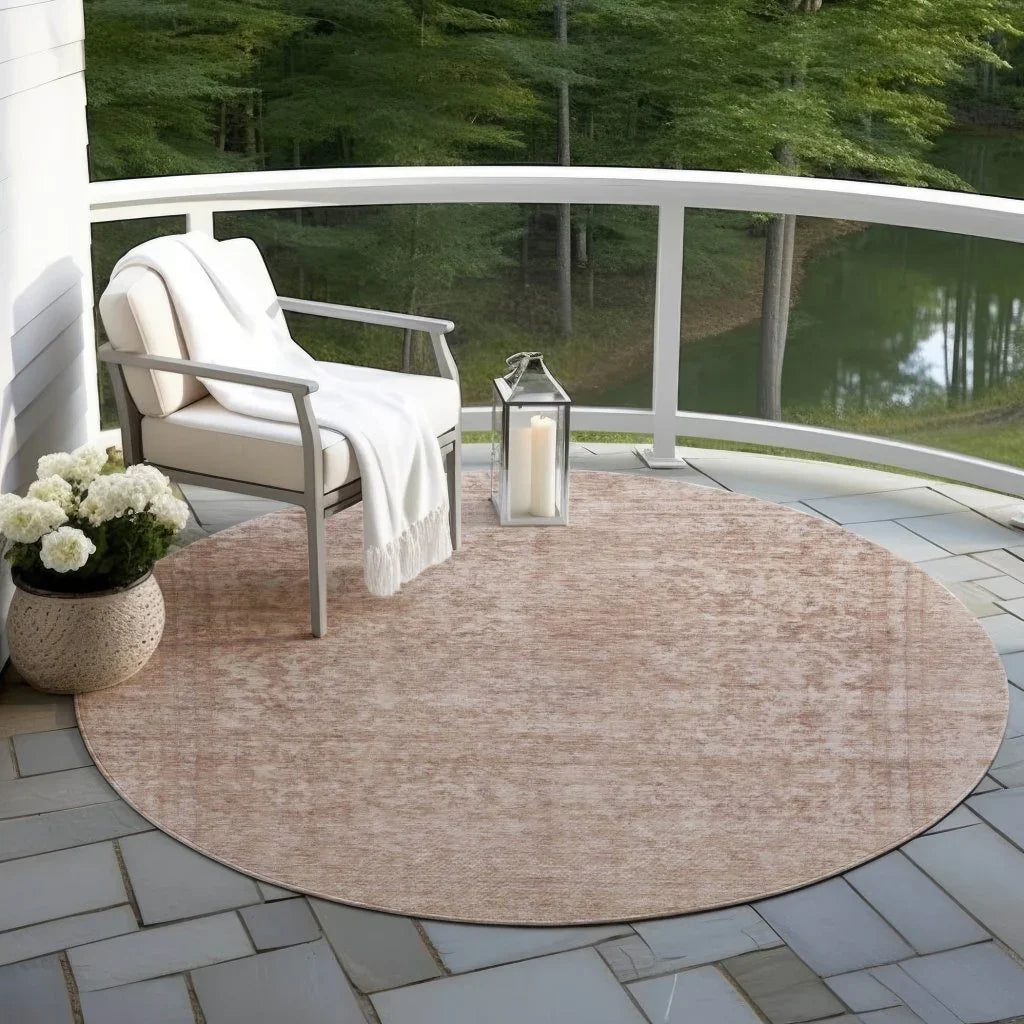 LOOMLAN Rugs Felissae Orange Washable Indoor-Outdoor Rug