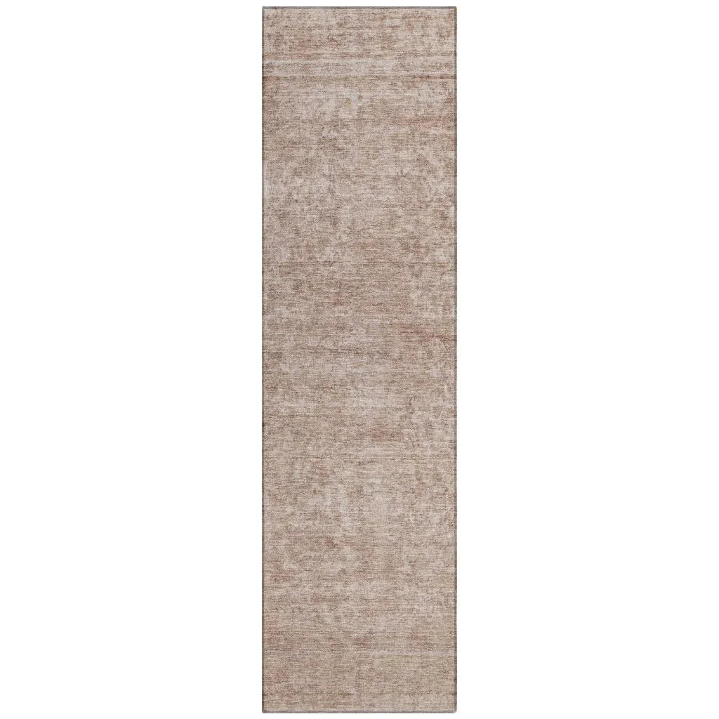 LOOMLAN Rugs Felissae Orange Washable Indoor-Outdoor Rug