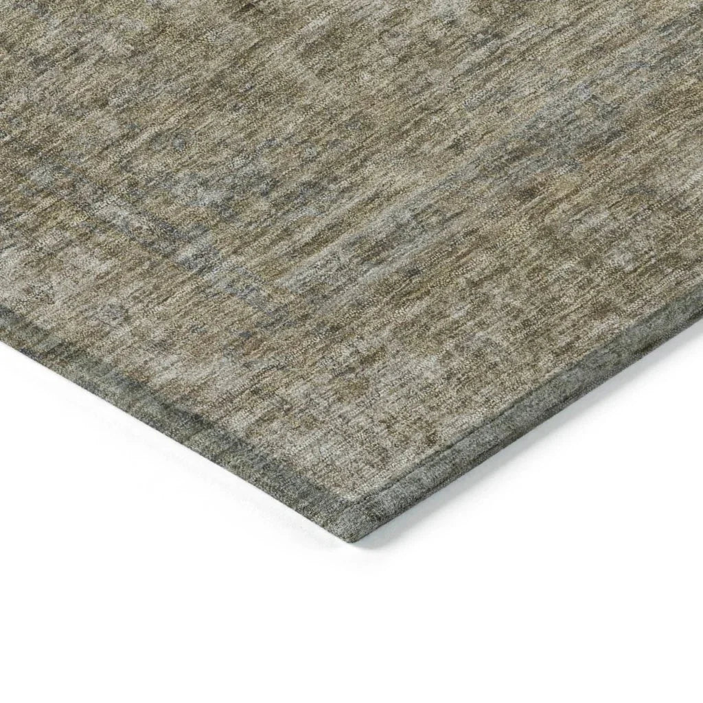 LOOMLAN Rugs Felissae Pewter Washable Indoor-Outdoor Rug