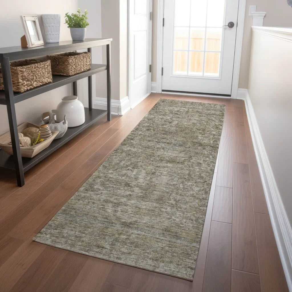 LOOMLAN Rugs Felissae Pewter Washable Indoor-Outdoor Rug