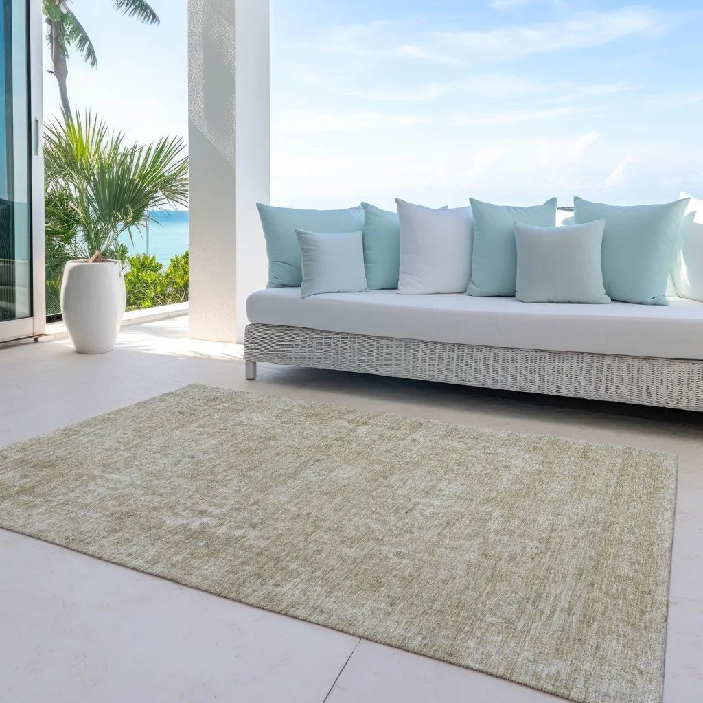 LOOMLAN Rugs Felissae Tan Washable Indoor-Outdoor Rug