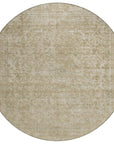 LOOMLAN Rugs Felissae Tan Washable Indoor-Outdoor Rug