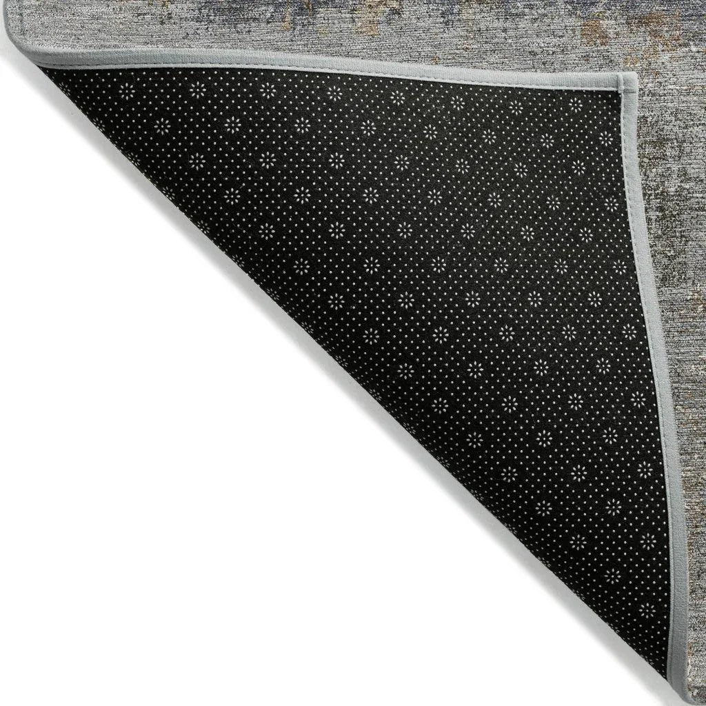 LOOMLAN Rugs Fernal Brown Washable Indoor-Outdoor Rug