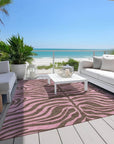 LOOMLAN Rugs Fernelle Brown Washable Indoor-Outdoor Rug