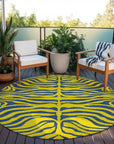 LOOMLAN Rugs Fernelle Gold Washable Indoor-Outdoor Rug