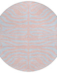 LOOMLAN Rugs Fernelle Pink Washable Indoor-Outdoor Rug