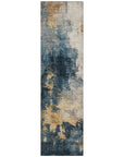 LOOMLAN Rugs Fibra Blue Washable Indoor-Outdoor Rug