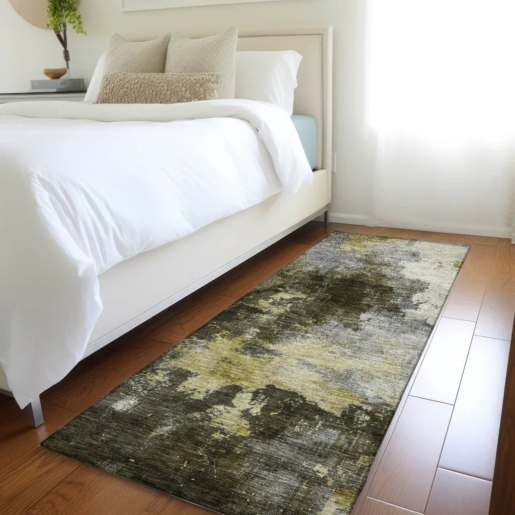 LOOMLAN Rugs Fibra Brown Washable Indoor-Outdoor Rug