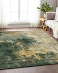LOOMLAN Rugs Fibra Green Washable Indoor-Outdoor Rug