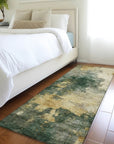 LOOMLAN Rugs Fibra Green Washable Indoor-Outdoor Rug