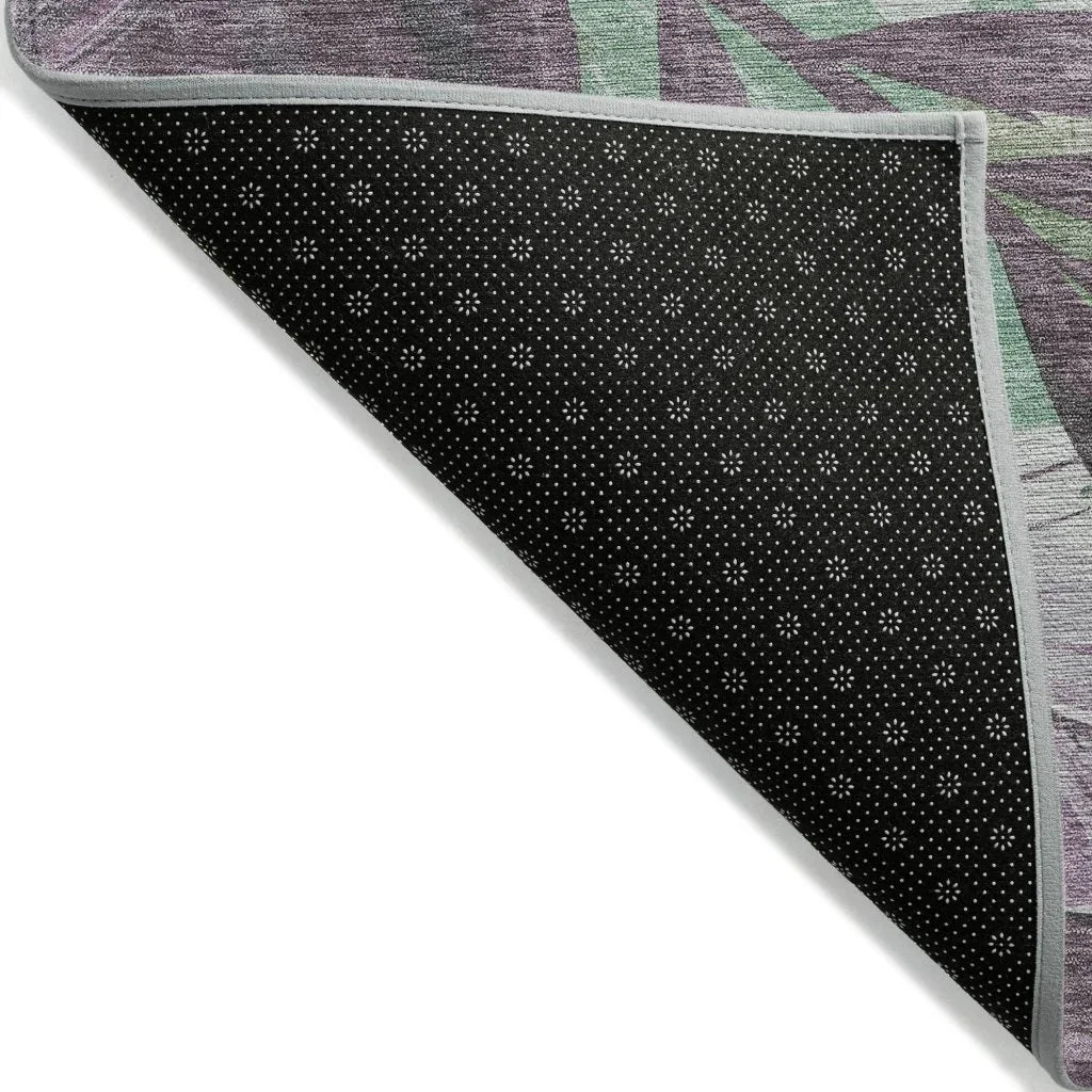 LOOMLAN Rugs Filone Purple Washable Indoor-Outdoor Rug