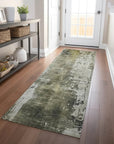 LOOMLAN Rugs Fyerra Gray Washable Indoor-Outdoor Rug