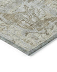 LOOMLAN Rugs Geneva Ivory Washable Indoor-Outdoor Rug