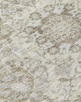 LOOMLAN Rugs Geneva Ivory Washable Indoor-Outdoor Rug