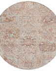 LOOMLAN Rugs Geneva Orange Washable Indoor-Outdoor Rug