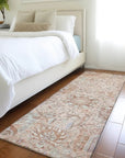LOOMLAN Rugs Geneva Orange Washable Indoor-Outdoor Rug