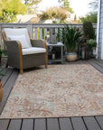 LOOMLAN Rugs Geneva Orange Washable Indoor-Outdoor Rug