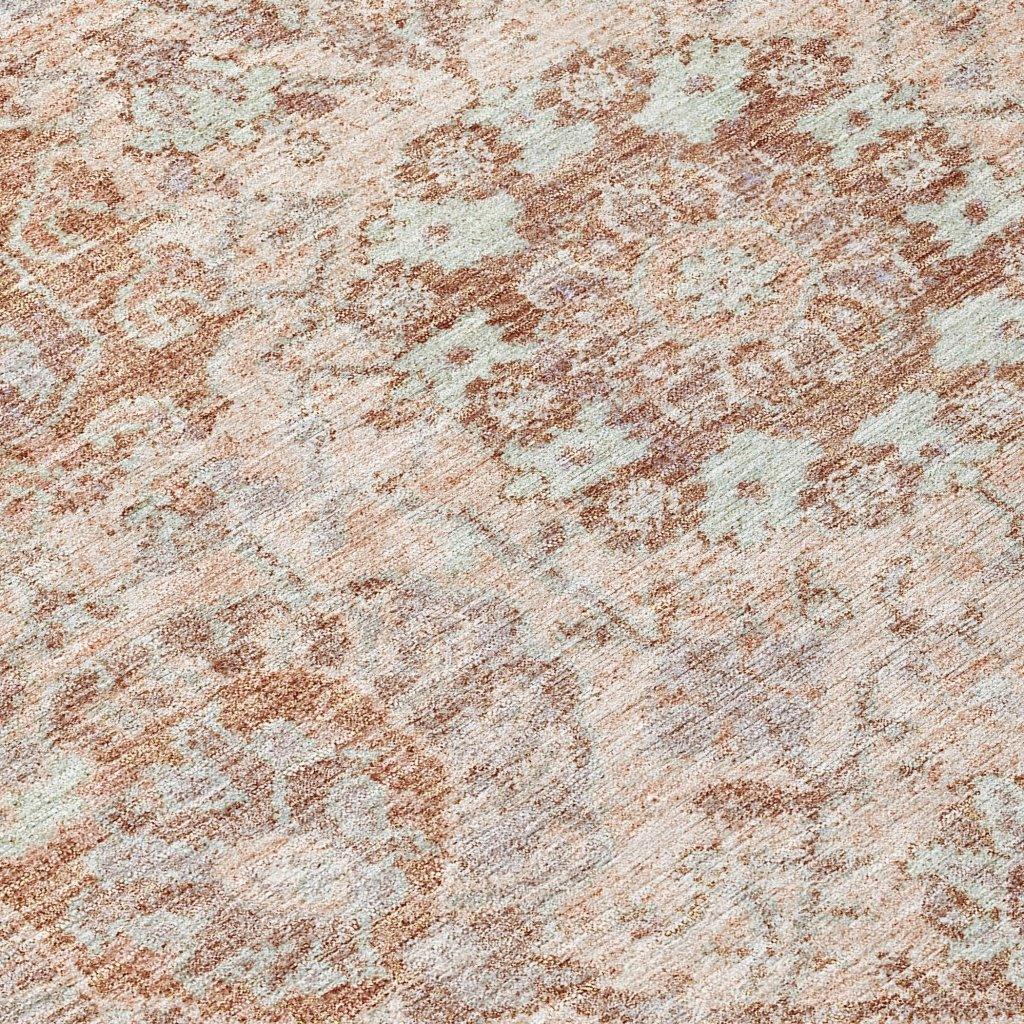 LOOMLAN Rugs Geneva Orange Washable Indoor-Outdoor Rug